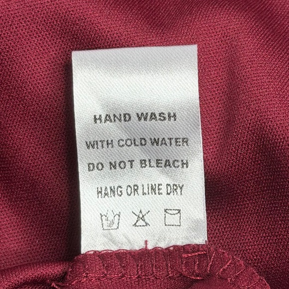 Windsor Burgundy Crochet Lace Skater Mini Dress Small Vamp Whimsigoth Fit Flare - Picture 9 of 10